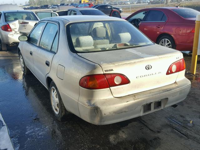 2T1BR12E01C479119 - 2001 TOYOTA COROLLA CE GRAY photo 3