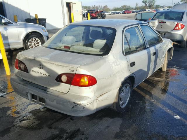 2T1BR12E01C479119 - 2001 TOYOTA COROLLA CE GRAY photo 4