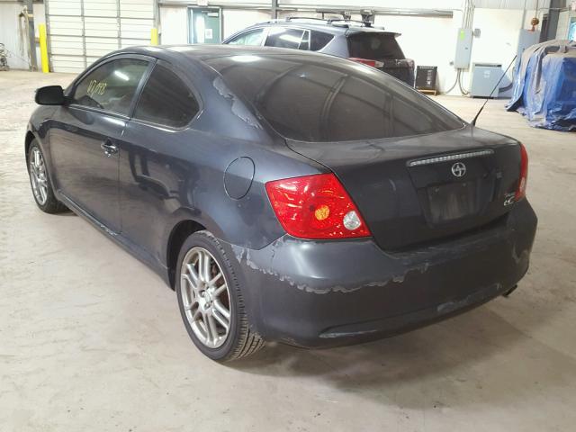 JTKDE177060069820 - 2006 TOYOTA SCION TC 灰色 照片 3