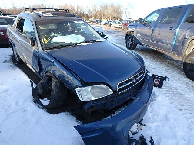 4S4BT62C467100771 - 2006 SUBARU BAJA SPORT BLUE photo 1