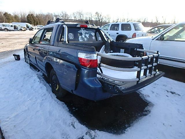 4S4BT62C467100771 - 2006 SUBARU BAJA SPORT BLUE photo 3