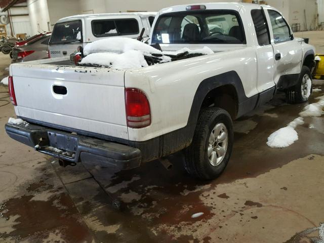 1D7HG32N83S116134 - 2003 DODGE DAKOTA SPO WHITE photo 4