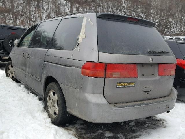 2HKRL1873YH589727 - 2000 HONDA ODYSSEY EX GRAY photo 3