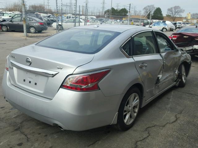 1N4AL3APXFC145102 - 2015 NISSAN ALTIMA 2.5 SILVER photo 4