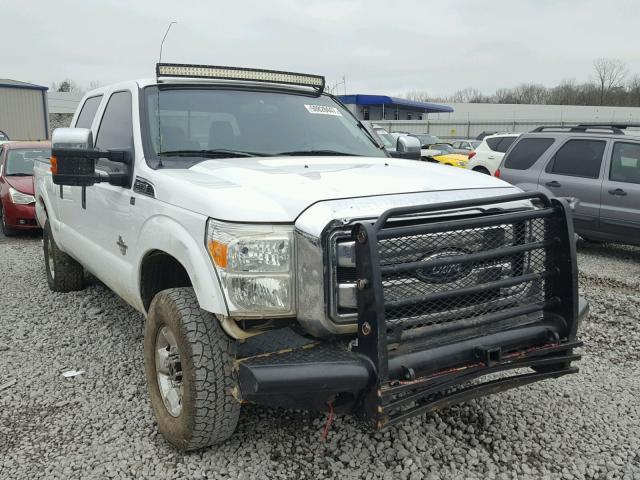 1FT7W2BT9BEC37222 - 2011 FORD F250 SUPER WHITE photo 1