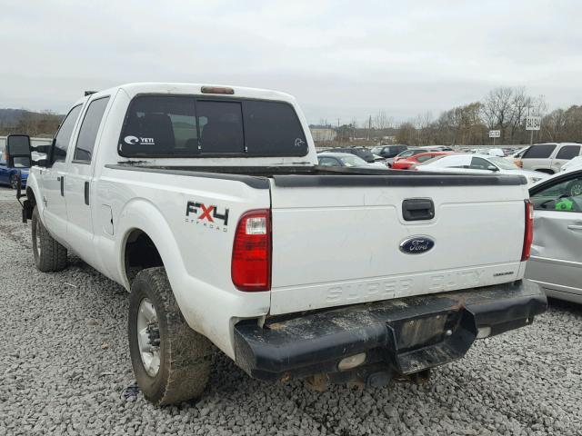 1FT7W2BT9BEC37222 - 2011 FORD F250 SUPER WHITE photo 3