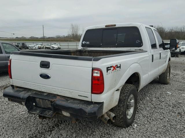 1FT7W2BT9BEC37222 - 2011 FORD F250 SUPER WHITE photo 4