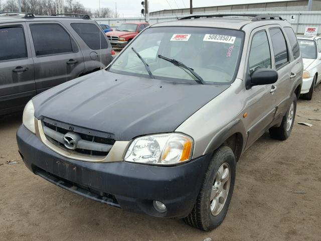 4F2CU08191KM30100 - 2001 MAZDA TRIBUTE LX GRAY photo 2