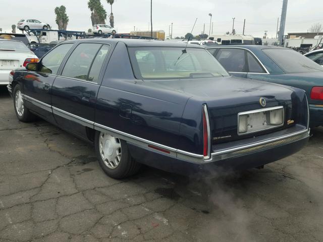 1G6KF5292TU289382 - 1996 CADILLAC DEVILLE CO BLUE photo 3