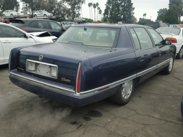 1G6KF5292TU289382 - 1996 CADILLAC DEVILLE CO BLUE photo 4