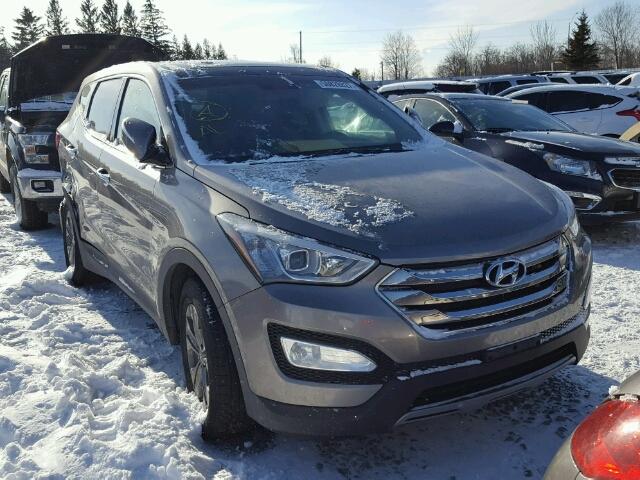 5XYZUDLBXDG114877 - 2013 HYUNDAI SANTA FE S GRAY photo 1