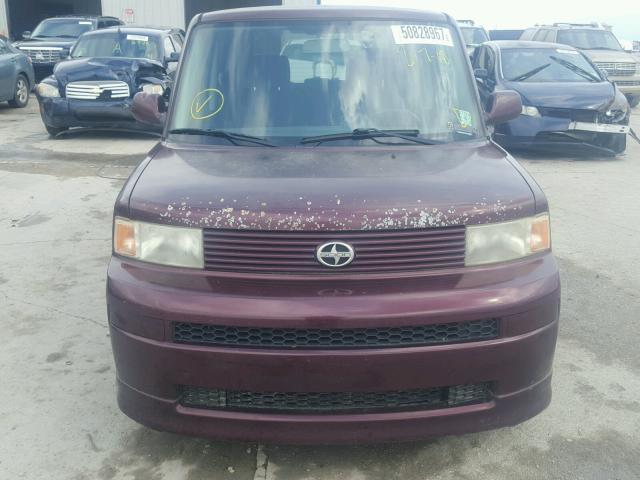 JTLKT324X64041145 - 2006 TOYOTA SCION XB 勃艮第红 照片 9