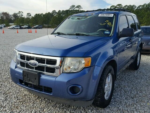 1FMCU02719KA02915 - 2009 FORD ESCAPE XLS BLUE photo 2