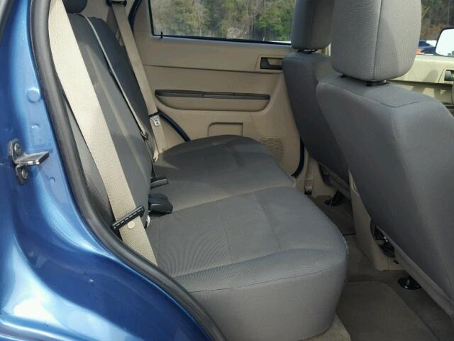 1FMCU02719KA02915 - 2009 FORD ESCAPE XLS BLUE photo 6