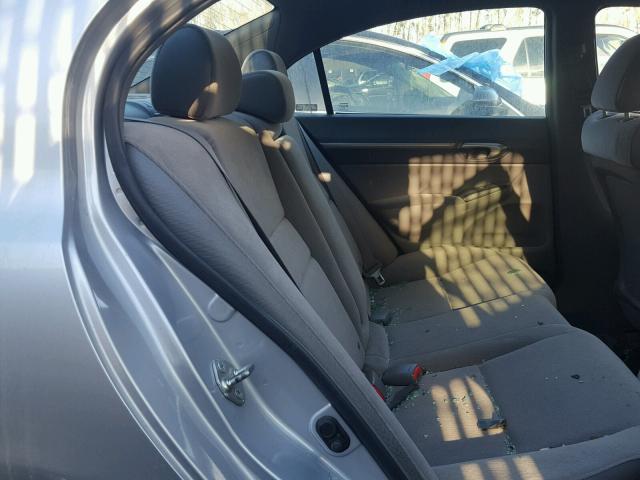 1HGFA16827L039886 - 2007 HONDA CIVIC EX 银色 照片 6