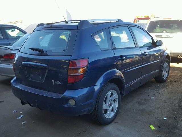 5Y2SM64894Z444351 - 2004 PONTIAC VIBE BLUE photo 4