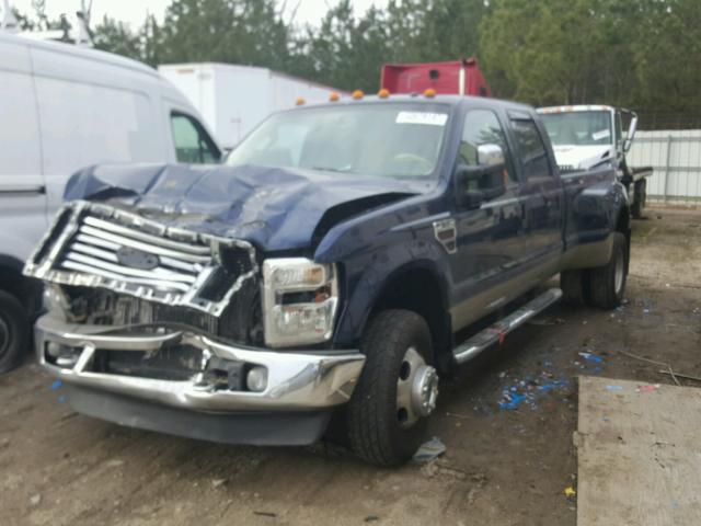 1FTWW33R58ED77068 - 2008 FORD F350 SUPER BLUE photo 2