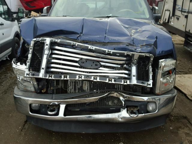 1FTWW33R58ED77068 - 2008 FORD F350 SUPER BLUE photo 7