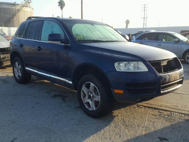 WVGBC67L54D014991 - 2004 VOLKSWAGEN TOUAREG 3. BLUE photo 1