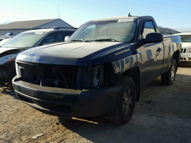 1GCEC14X08Z156914 - 2008 CHEVROLET SILVERADO BLACK photo 2