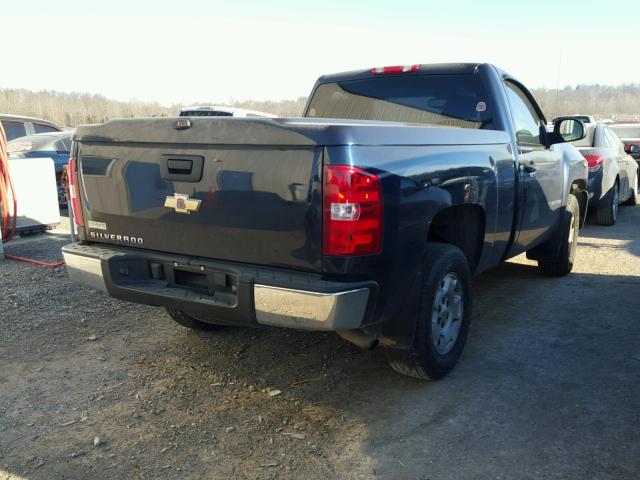 1GCEC14X08Z156914 - 2008 CHEVROLET SILVERADO BLACK photo 4