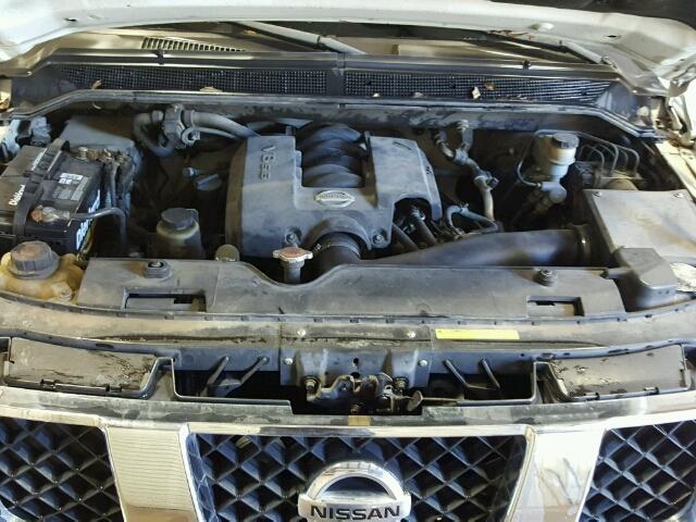 1N6BA07A56N556897 - 2006 NISSAN TITAN XE WHITE photo 7