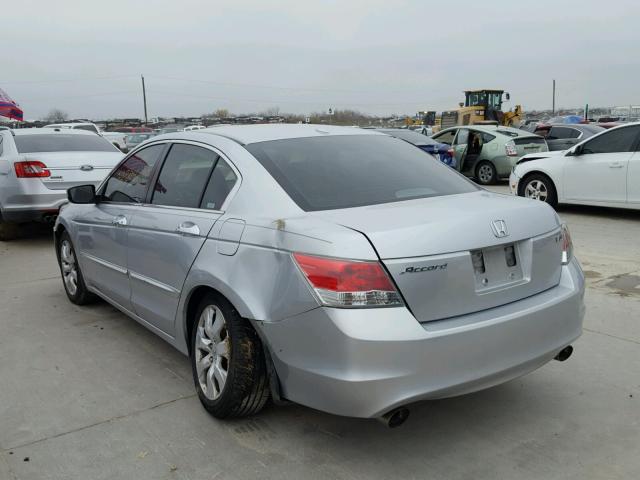 1HGCP36838A051779 - 2008 HONDA ACCORD EXL SILVER photo 3