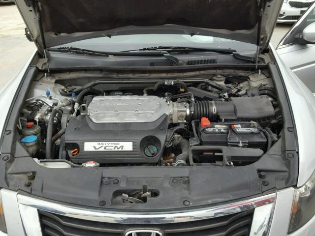 1HGCP36838A051779 - 2008 HONDA ACCORD EXL SILVER photo 7