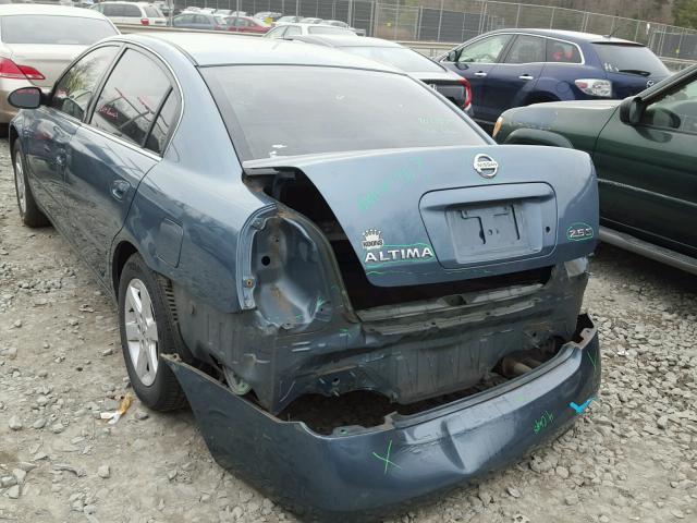 1N4AL11D92C145287 - 2002 NISSAN ALTIMA BAS BLUE photo 3