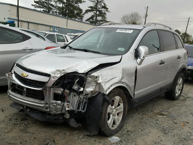 3GNAL2EK2ES615044 - 2014 CHEVROLET CAPTIVA LS 银色 照片 2