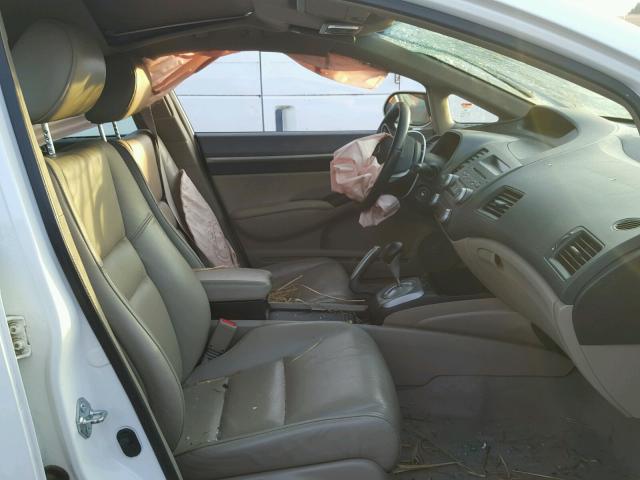 19XFA16999E002532 - 2009 HONDA CIVIC EXL 白色 照片 5