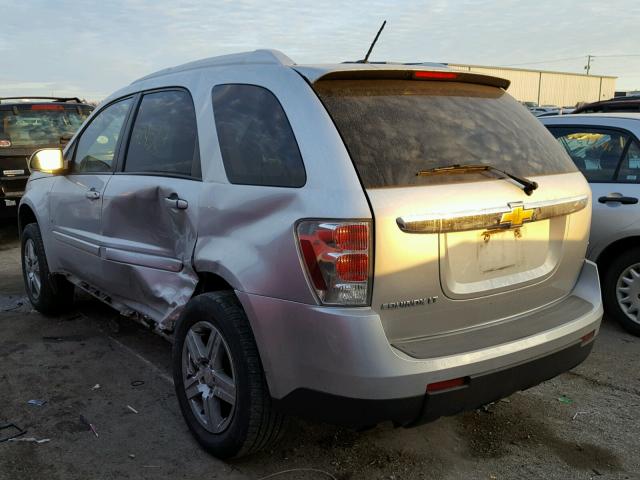 2CNDL33F196211895 - 2009 CHEVROLET EQUINOX LT SILVER photo 3