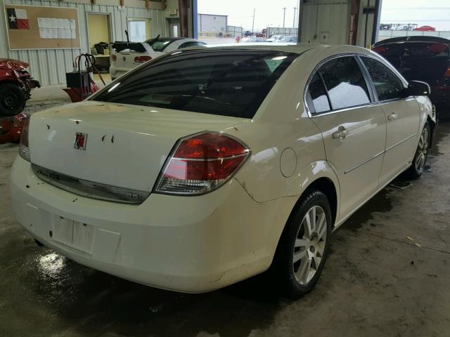 1G8ZS57N98F289026 - 2008 SATURN AURA XE WHITE photo 4