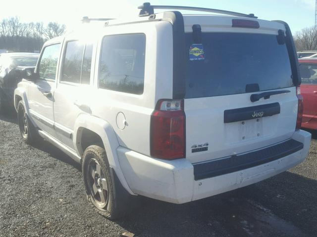 1J8HG48K36C233138 - 2006 JEEP COMMANDER WHITE photo 3