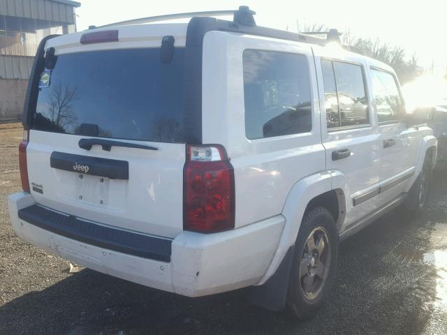 1J8HG48K36C233138 - 2006 JEEP COMMANDER WHITE photo 4