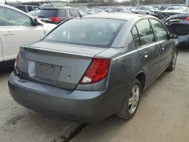 1G8AJ55F17Z206794 - 2007 SATURN ION LEVEL GRAY photo 4