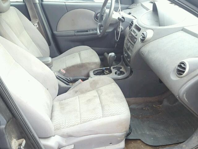 1G8AJ55F17Z206794 - 2007 SATURN ION LEVEL GRAY photo 5