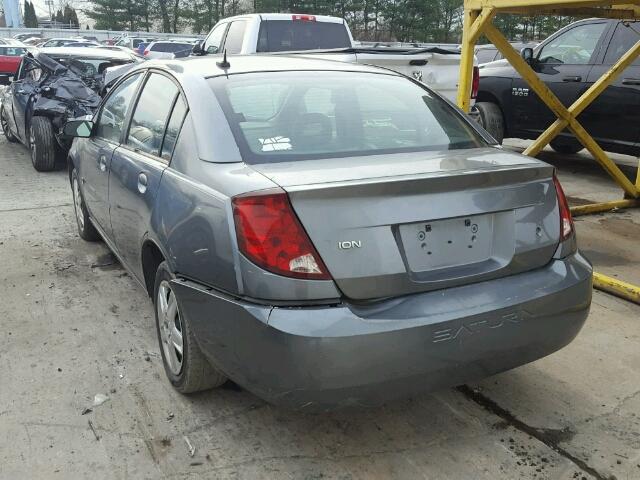 1G8AJ55F17Z206794 - 2007 SATURN ION LEVEL GRAY photo 9