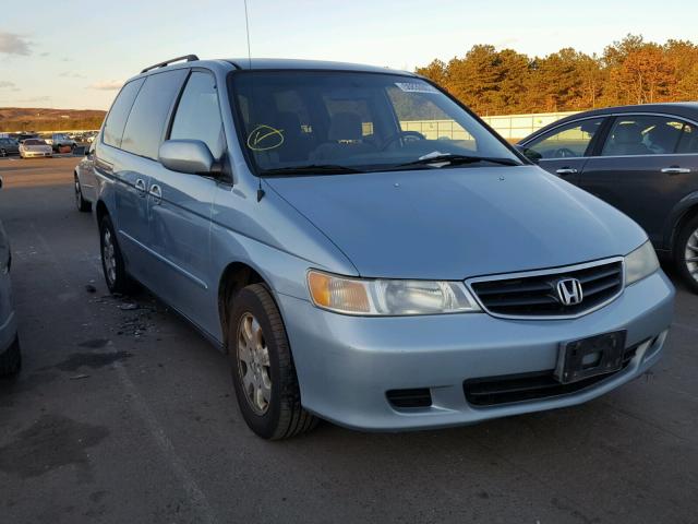 5FNRL18684B102909 - 2004 HONDA ODYSSEY EX BLUE photo 1