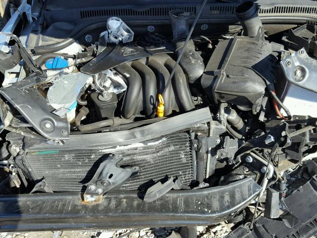 3VW2K7AJ7CM425619 - 2012 VOLKSWAGEN JETTA BASE SILVER photo 7