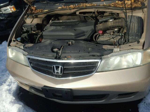 2HKRL18732H529499 - 2002 HONDA ODYSSEY EX GOLD photo 7