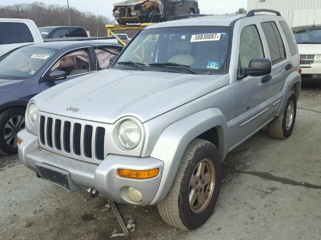 1J8GL58K02W329847 - 2002 JEEP LIBERTY LI SILVER photo 2