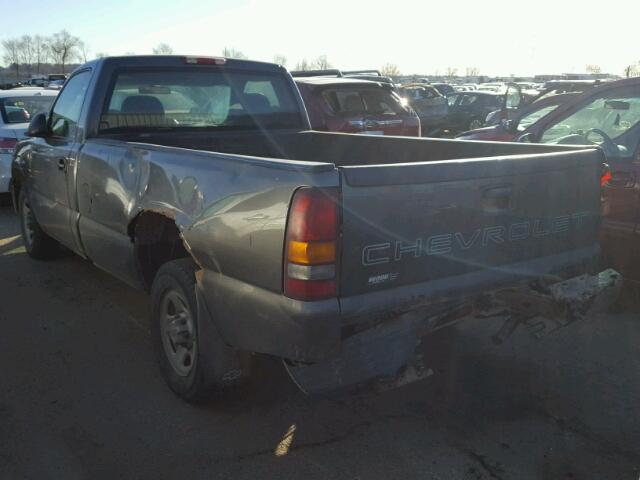 1GCEC14W22Z164477 - 2002 CHEVROLET SILVERADO GRAY photo 3