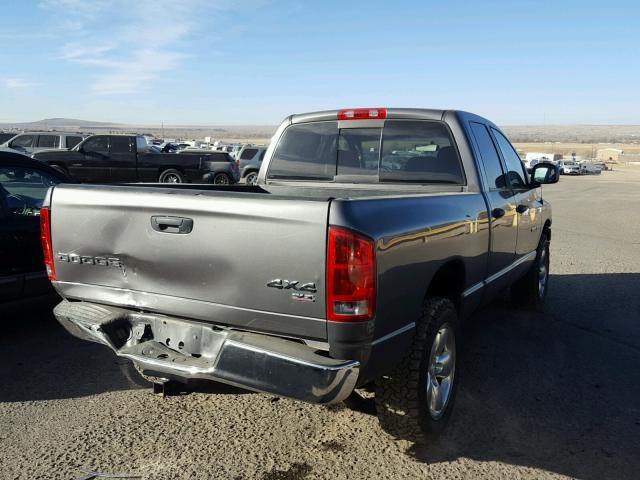 1D7HU18D54S726036 - 2004 DODGE RAM 1500 S GRAY photo 4