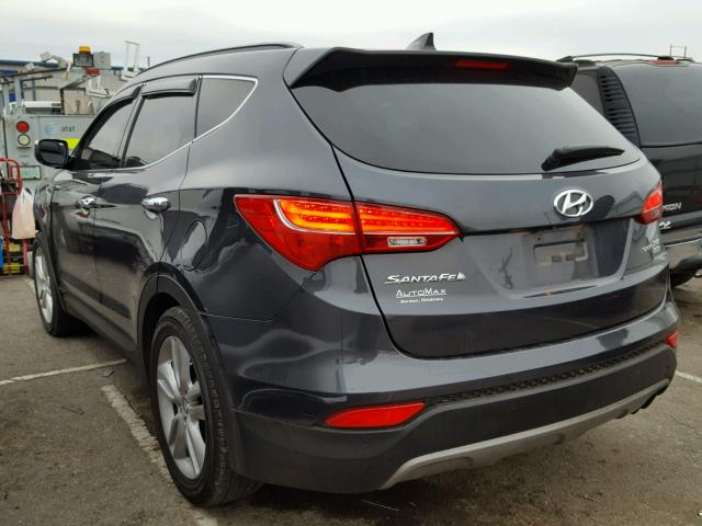 5XYZW4LA1FG284419 - 2015 HYUNDAI SANTA FE S GRAY photo 3