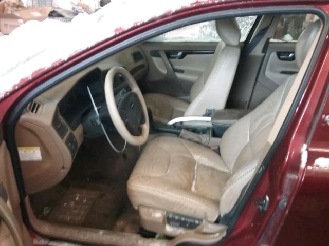 YV1SZ58D821058402 - 2002 VOLVO V70 XC MAROON photo 5