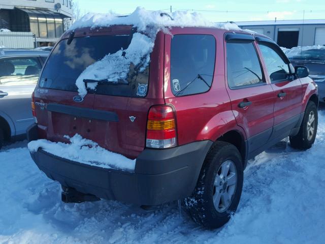 1FMYU93165KD73244 - 2005 FORD ESCAPE XLT RED photo 4