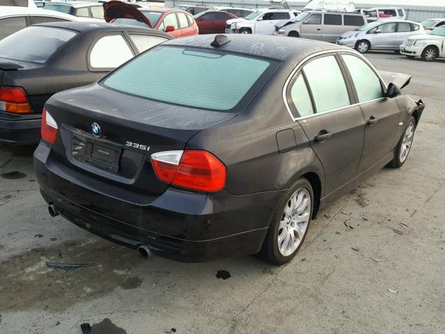 WBAVB73577VH20571 - 2007 BMW 335 I BLACK photo 4