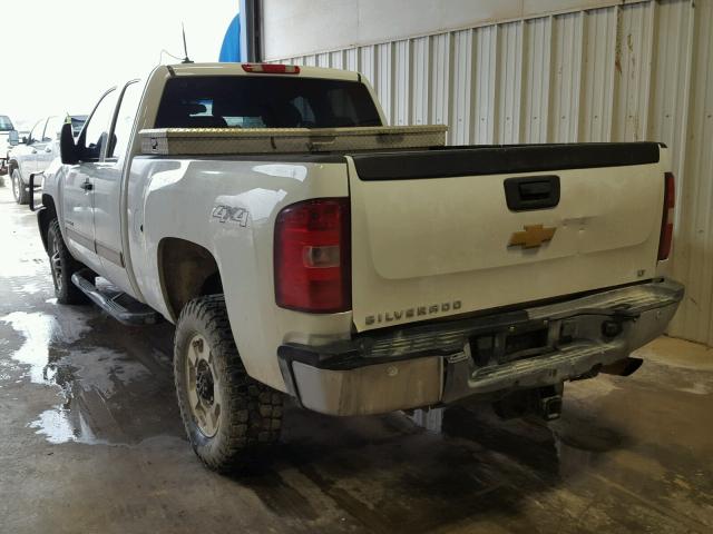 1GC2KXCG8DZ343533 - 2013 CHEVROLET SILVERADO WHITE photo 3