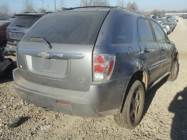 2CNDL73F356190842 - 2005 CHEVROLET EQUINOX LT GRAY photo 4